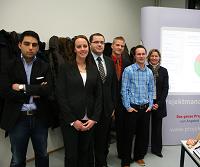 Projektron-Studententeam der BFI mit Betreuerin Heidi Loßmann Projektron-Studententeam der BFI mit Betreuerin Heidi Loßmann