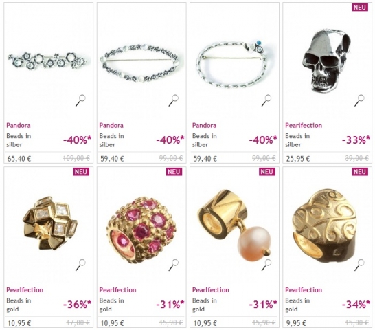 Im Februar wird es romantisch im limango Outlet: Fantastischer Schmuck zu super Preisen