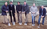Die Projektpartner mit Bürgermeister Paleit beim Spatenstich Die Projektpartner mit Bürgermeister Paleit beim Spatenstich