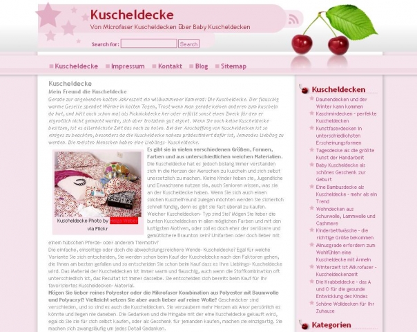 Neue Ideenquelle für Kuscheldecke im Internet Neue Ideenquelle für Kuscheldecke im Internet
