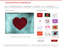 1.000 x „Ich denk’ an Dich“ sagen – mit individuellen Valentinstags-Grußkarten.