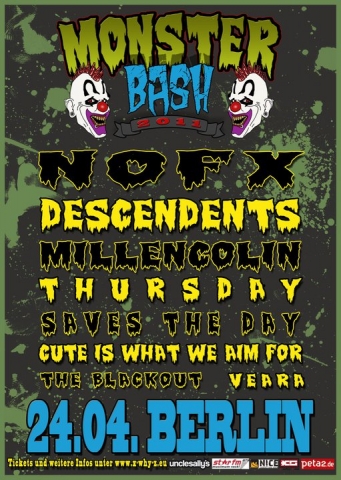 MONSTER BASH 2011- NEUE BANDBESTÄTIGUNGEN UND RUNNING ORDER