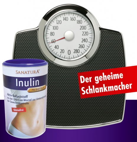 SANATURA Inulin Aktiv-Ballaststoff:   Ohne Hunger gesund abnehmen