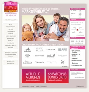Neues Kleid für die Kaufwelt BAUR