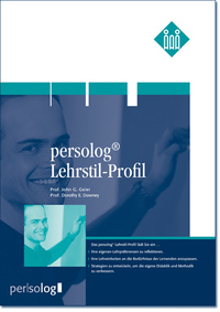 Cover des persolog Lehrstil-Profils Cover des persolog Lehrstil-Profils