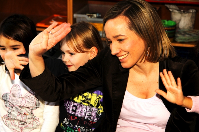 Bundesfamilienministerin zu Besuch im Kinderhaus