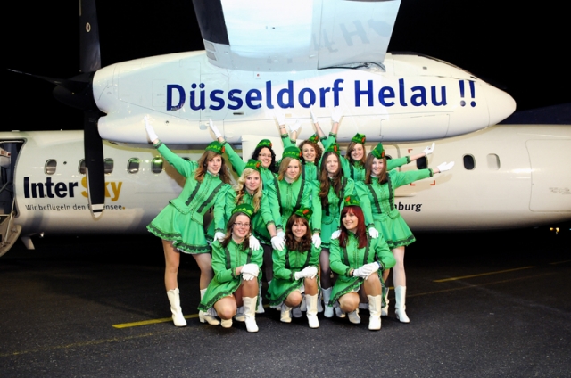 InterSky mit Karneval-Flieger unterwegs nach Düsseldorf! InterSky mit Karneval-Flieger unterwegs nach Düsseldorf!