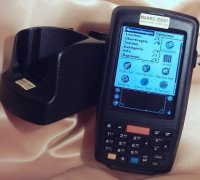 PDA der XP-Serie mit Lade-/Übertragungsstation PDA der XP-Serie mit Lade-/Übertragungsstation