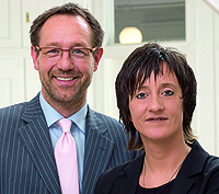 Claus Vogt und Anette Rottmar, Geschäftsführung der wvp GmbH Claus Vogt und Anette Rottmar, Geschäftsführung der wvp GmbH