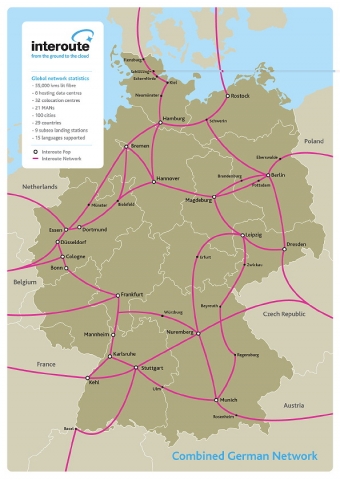 Interouteübernimmt Glasfaserinfrastruktur von KPN in Deutschland und verdoppelt die lokale Netzausde