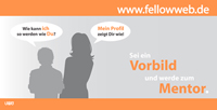 Das eigene Berufsprofil kann bei Fellowweb gespendet werden