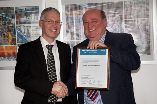 Erbacher Härtetechnik GmbH zum Preferred Supplier ernannt