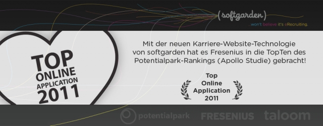 Unternehmen punkten mit softgarden im APOLLO Ranking der besten Onlinebewerbungen Unternehmen punkten mit softgarden im APOLLO Ranking der besten Onlinebewerbungen