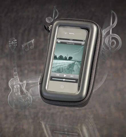 auvisio Wasserfeste 2in1-Sound-Bag für iPhone, iPod Touch&MP3-Player auvisio Wasserfeste 2in1-Sound-Bag für iPhone, iPod Touch&MP3-Player