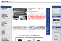 Der neue Online-Shop der cemos GmbH Der neue Online-Shop der cemos GmbH