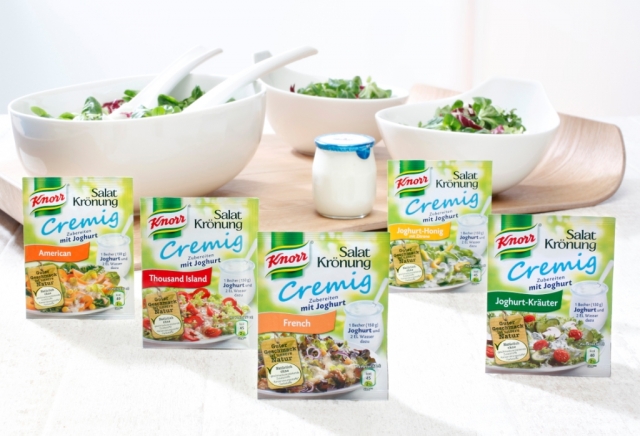 Joghurtfrisch: Die neue KNORR Salatkrönung Cremig Joghurtfrisch: Die neue KNORR Salatkrönung Cremig