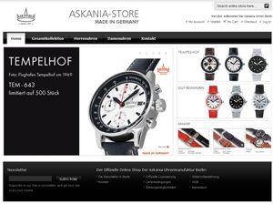 Offizieller Online-Shop für Askania Uhren