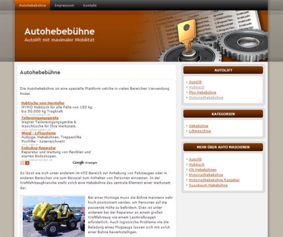 Online Ratgeber spezialisiert für Autohebebühne