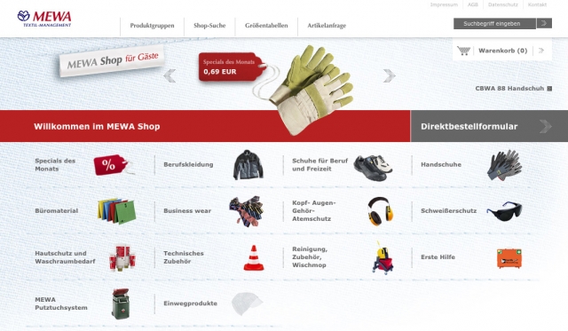 MEWA baut Online-Portal aus MEWA baut Online-Portal aus
