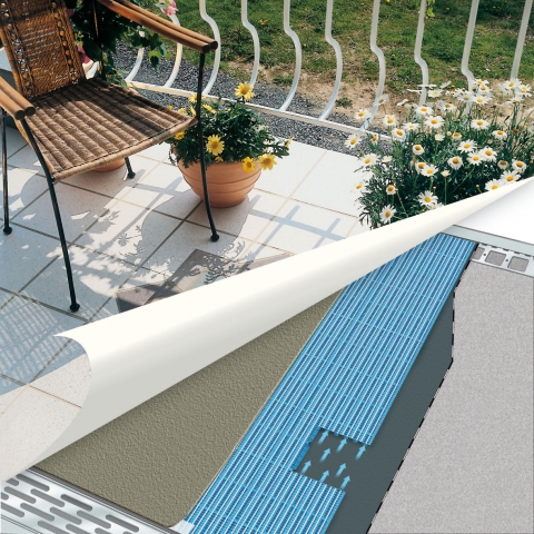 Drainage schützt Balkon- und Terrassenbeläge vor Schäden Drainage schützt Balkon- und Terrassenbeläge vor Schäden