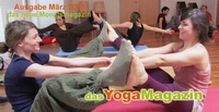 Titelbild der Ausgabe März dasYogaMagazin.de