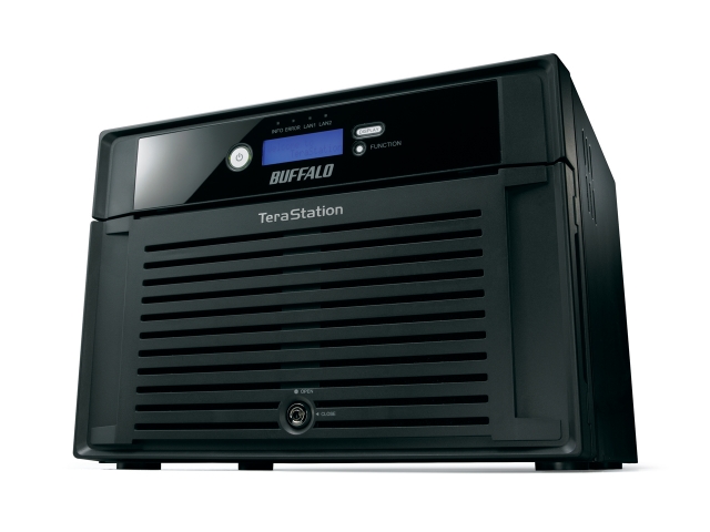 Buffalo Technology zeigt neue Business NAS mit bis zu 16 Terabyte und acht Einschüben auf der CeBIT Buffalo Technology zeigt neue Business NAS mit bis zu 16 Terabyte und acht Einschüben auf der CeBIT