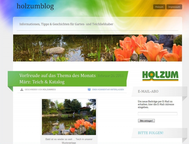 Holzum jetzt in sozialen Netzwerken aktiv Holzum jetzt in sozialen Netzwerken aktiv