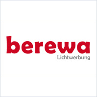 Das Logo von berewa Lichtwerbung Das Logo von berewa Lichtwerbung