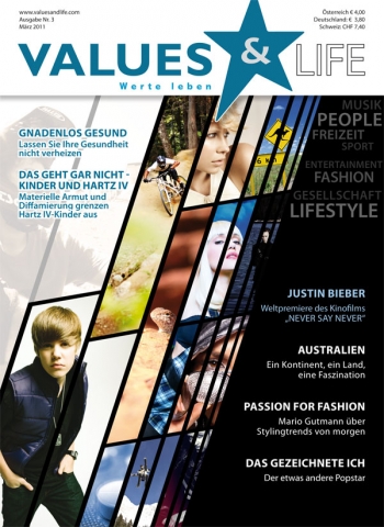 VALUES&LIFE erhöht ab sofort Vertriebsauflage für den Axel Springer Verlag VALUES&LIFE erhöht ab sofort Vertriebsauflage für den Axel Springer Verlag