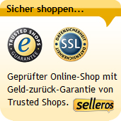 Sicher shoppen mit Trusted Shops Zertifikat bei selleros.com. Sicher shoppen mit Trusted Shops Zertifikat bei selleros.com.