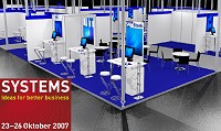 Steeb bei der Systems in Halle A1 gemeinsam mit FIT und ITML Steeb bei der Systems in Halle A1 gemeinsam mit FIT und ITML