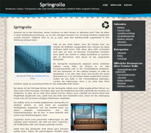 Webseite Springrollo bietet neue Ideen Webseite Springrollo bietet neue Ideen