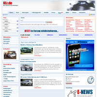 Kompletter Relaunch der Autonews Seite www.kfz.de