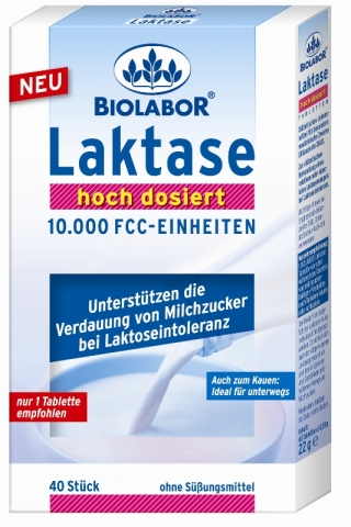 Neu: Laktase hoch dosiert Tabletten von Biolabor / Unbeschwert genießen trotz Milchzuckerunverträgli Neu: Laktase hoch dosiert Tabletten von Biolabor / Unbeschwert genießen trotz Milchzuckerunverträgli