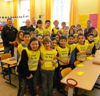 Übergabe an die Klasse 3a der Elisabethschule