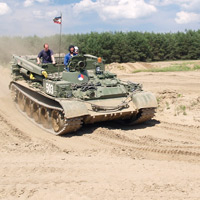 T-55 auf der Panzerstrecke
