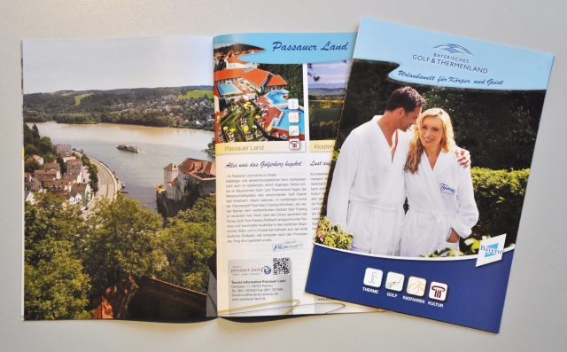 Neue Broschüre Bayerisches Golf- und Thermenland -    Das Bayerische Golf-&Thermenland präsentiert s