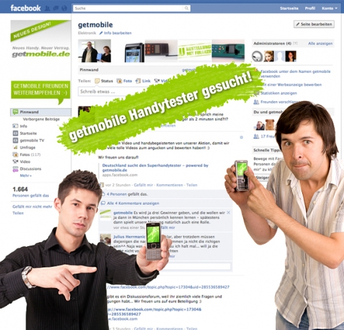 getmobile startet große facebook Aktion getmobile startet große facebook Aktion