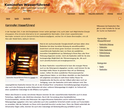 Neues Informationsreiches Portalüber Kaminofen wasserführend Neues Informationsreiches Portalüber Kaminofen wasserführend