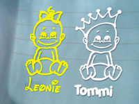 Babyaufkleber der 3. Generation Babyaufkleber der 3. Generation