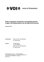 Cover Whitepaper E-Mail-Archivierung Cover Whitepaper E-Mail-Archivierung
