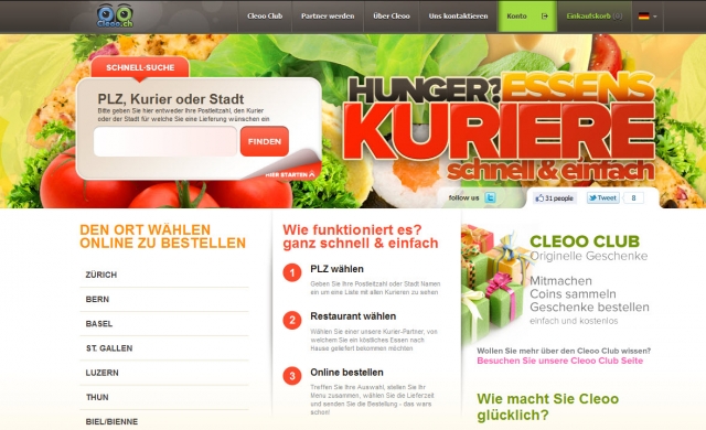 Schweizer Kurierdienstverzeichnis www.cleoo.ch baut seine Online-Präsenz massiv aus Schweizer Kurierdienstverzeichnis www.cleoo.ch baut seine Online-Präsenz massiv aus