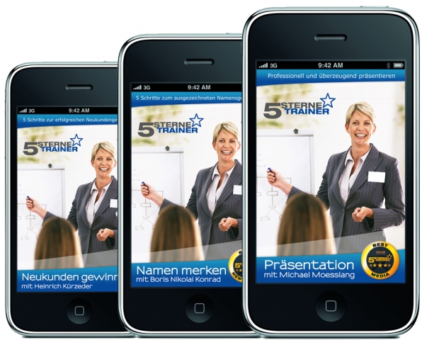 Deutschlandweit einzigartig - Die 5 Sterne Business Seminare App Deutschlandweit einzigartig - Die 5 Sterne Business Seminare App