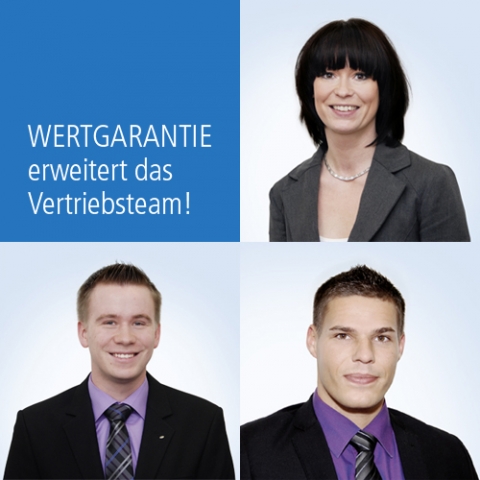Verstärkung für Wertgarantie-Vertriebsteam Verstärkung für Wertgarantie-Vertriebsteam