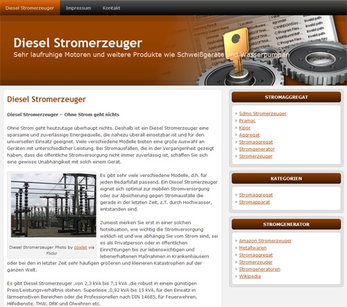 Portal Diesel Stromerzeuger präsentiert originelle Ratgeber und Tipps