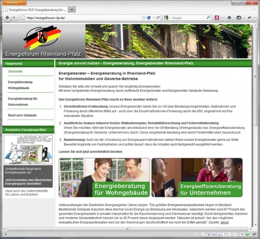 Webdesign Frankfurt: Internetagentur formativ erstellt Internetportal Energieforum Rheinland-Pfalz m Webdesign Frankfurt: Internetagentur formativ erstellt Internetportal Energieforum Rheinland-Pfalz m