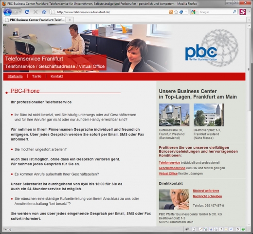 Die PBC Pfeiffer Business Center präsentieren Business-Angebote Telefonservice Frankfurt und Geschäf Die PBC Pfeiffer Business Center präsentieren Business-Angebote Telefonservice Frankfurt und Geschäf