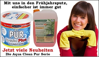 Aqua Clean Pur und der Frühjahrsputz kann kommen