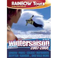 Cover des RAINBOW Tours Winterkataloges 2007/2008 Cover des RAINBOW Tours Winterkataloges 2007/2008