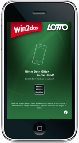 Lotto Shaker App von win2day undÖsterreichische Lotterien - das Glück in die Hand nehmen Lotto Shaker App von win2day undÖsterreichische Lotterien - das Glück in die Hand nehmen